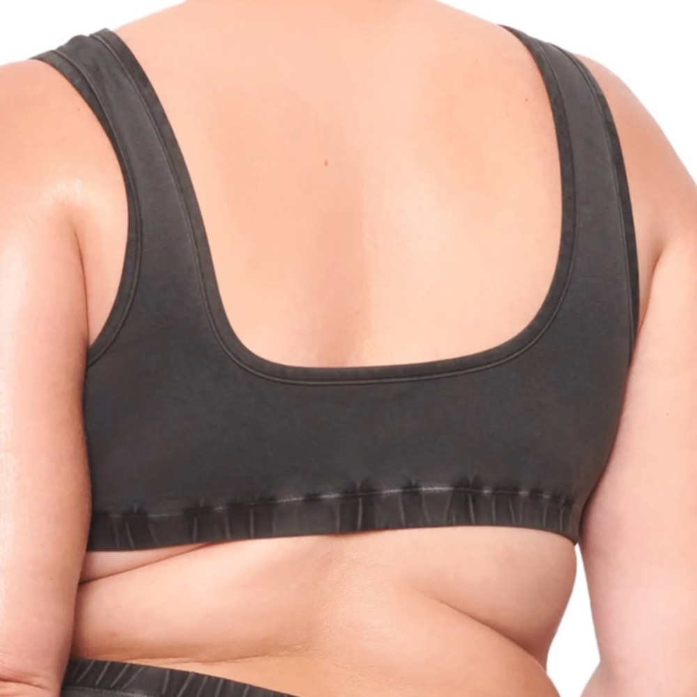 New SKIMS Outdoor Basics Bralette In Ash Size XL - Picture 2 of 6